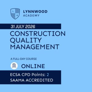 Construction Quality Management (31 JULY 2026)