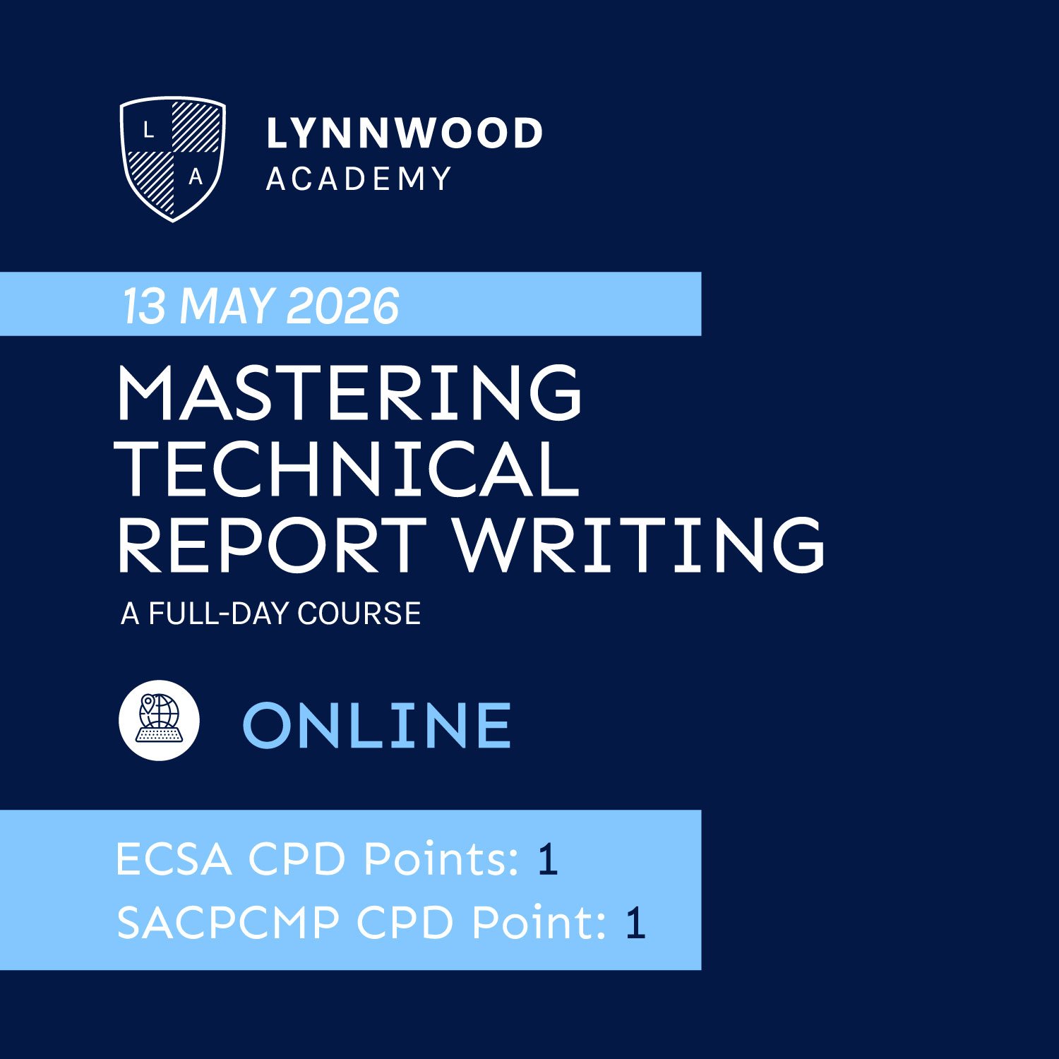 Mastering Technical Report Writing (13 MAY 2026)