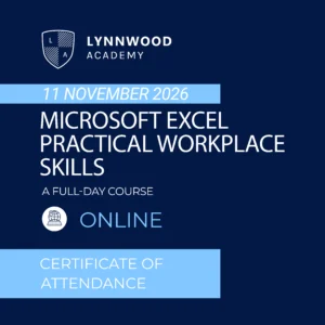 Microsoft Excel: Practical Workplace Skills (11 November)